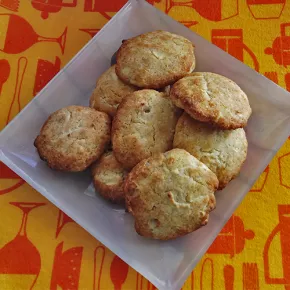 Вкусное и полезное печенье из рисовой муки (постный вариант) - рецепт