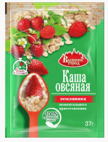 «维什尼戈罗德» (VyshniyGorod)即食草莓燕麦粥 - 37克（1袋装）